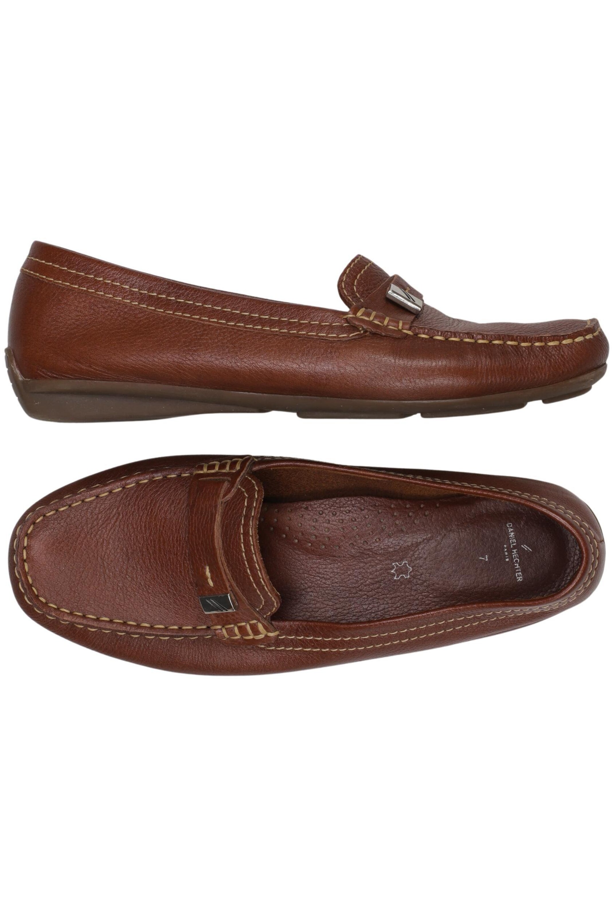 HECHTER PARIS Flats & Loafers in 40,5 in Brown: front
