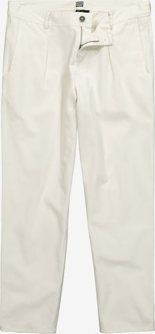 STHUGE Chino trousers in White: front