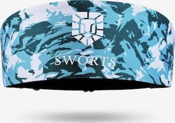 SWORTS Athletic Headband 'Aero' in Blue: front