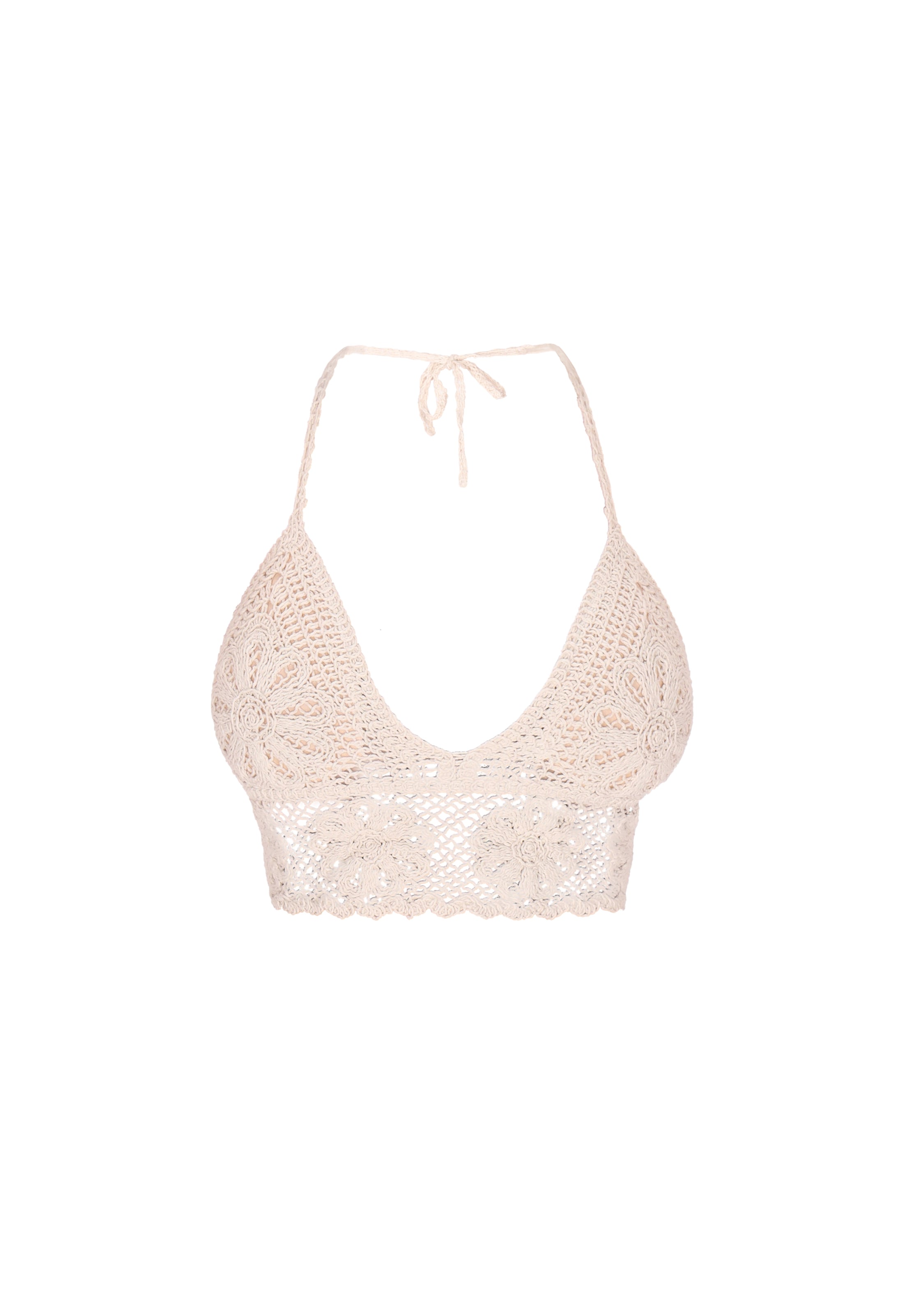 bēšs IZIA Adīts topiņš 'Boho': no priekšpuses