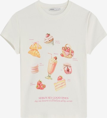 Bershka Paita värissä beige: etupuoli