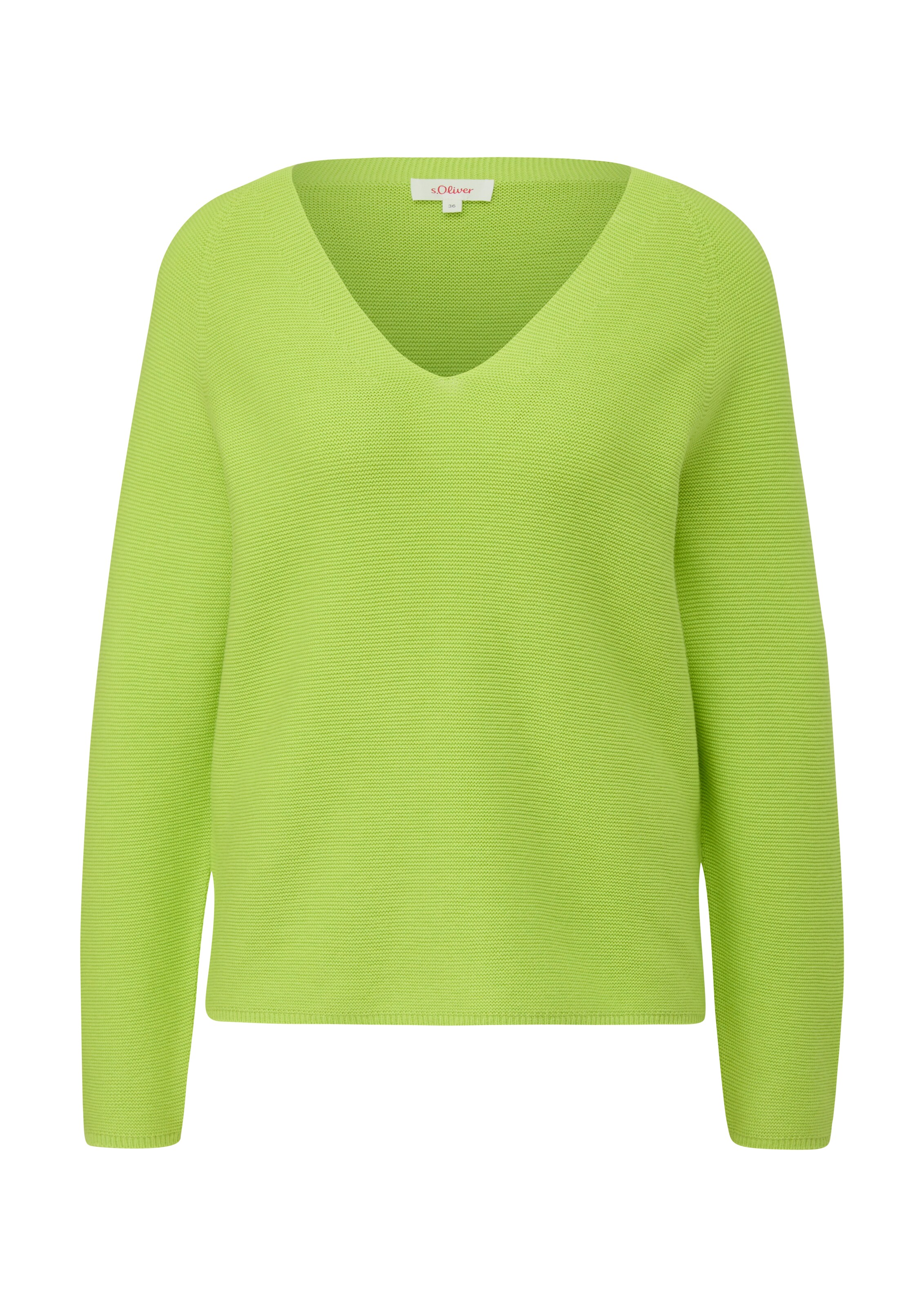 s.Oliver Pullover in Grün: Vorderseite