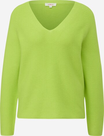 s.Oliver Sweater in Green: front