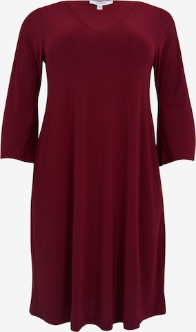 YOEK Dress in Red: front