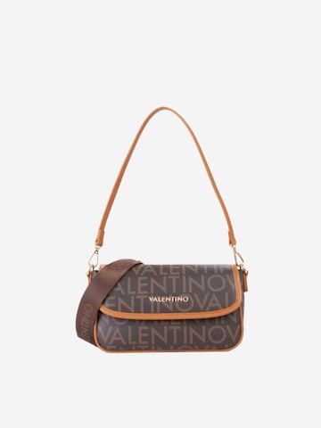 VALENTINO - Bolso de hombro en marrón: frente