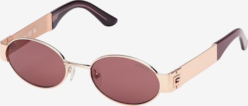 Occhiali da sole di GUESS in oro: frontale