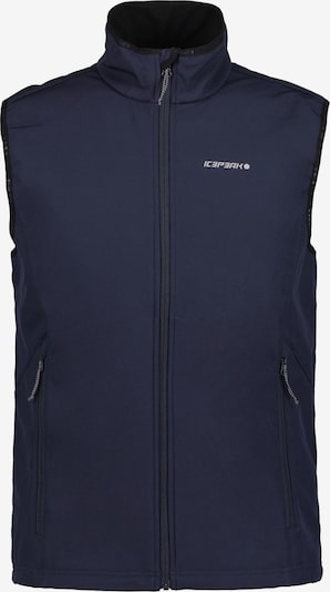 ICEPEAK Sportbodywarmer 'Bombay' in de kleur Donkerblauw / Wit, Productweergave