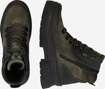 Rieker EVOLUTION - Botines con cordones en verde