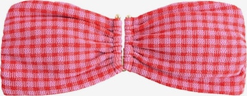 Bandeau Sutien costum de baie de la Next pe roșu: față