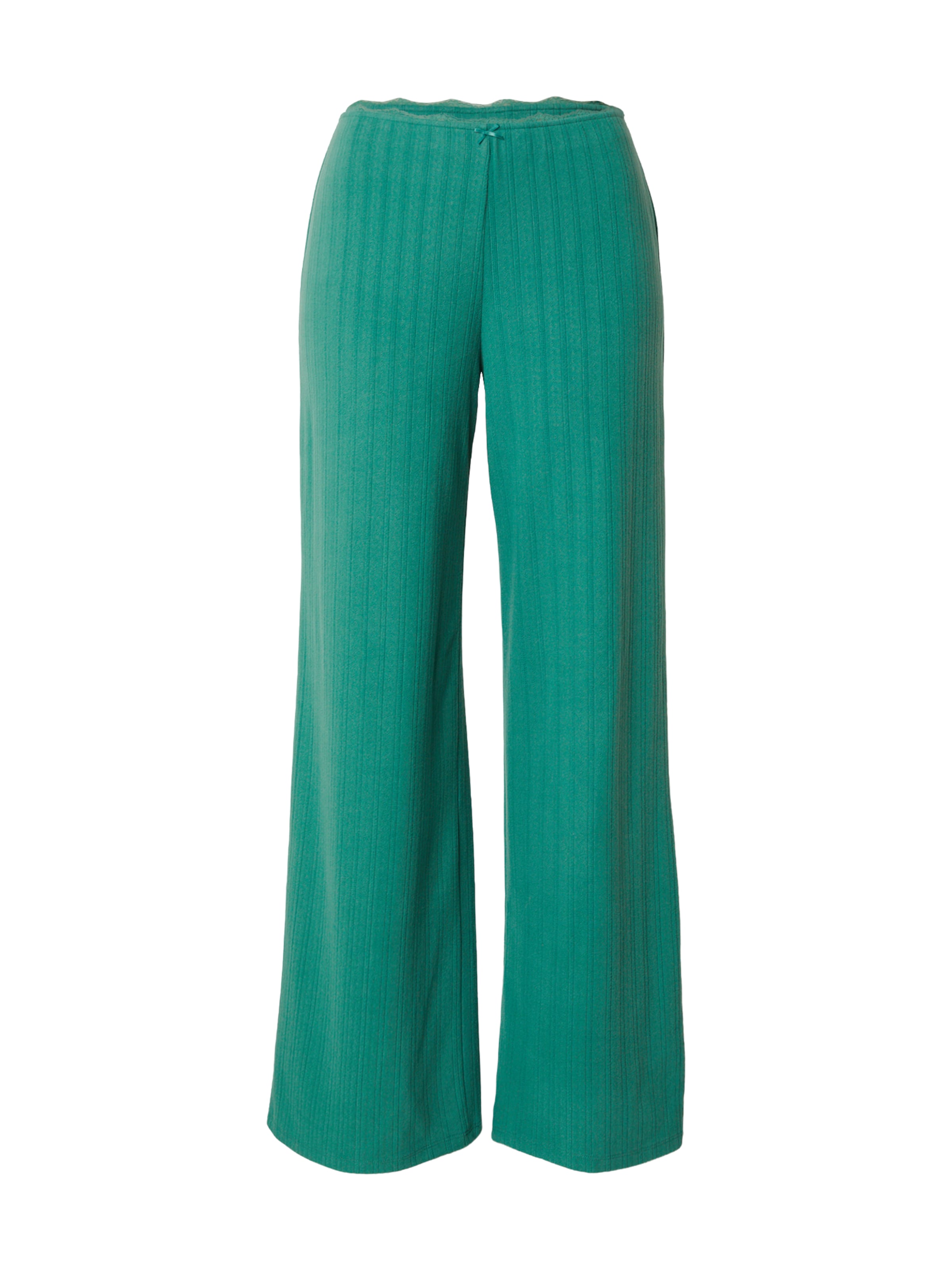 Abercrombie & Fitch Pyjamabroek in Groen: voorkant