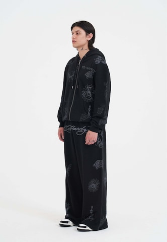 juoda Ed Hardy Laisvas Kelnės