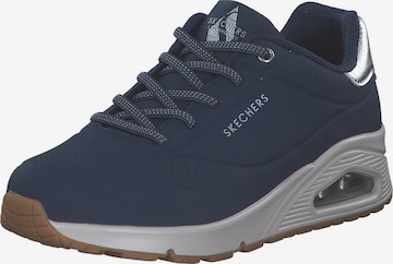 Baskets basses 'Uno' SKECHERS en bleu : devant