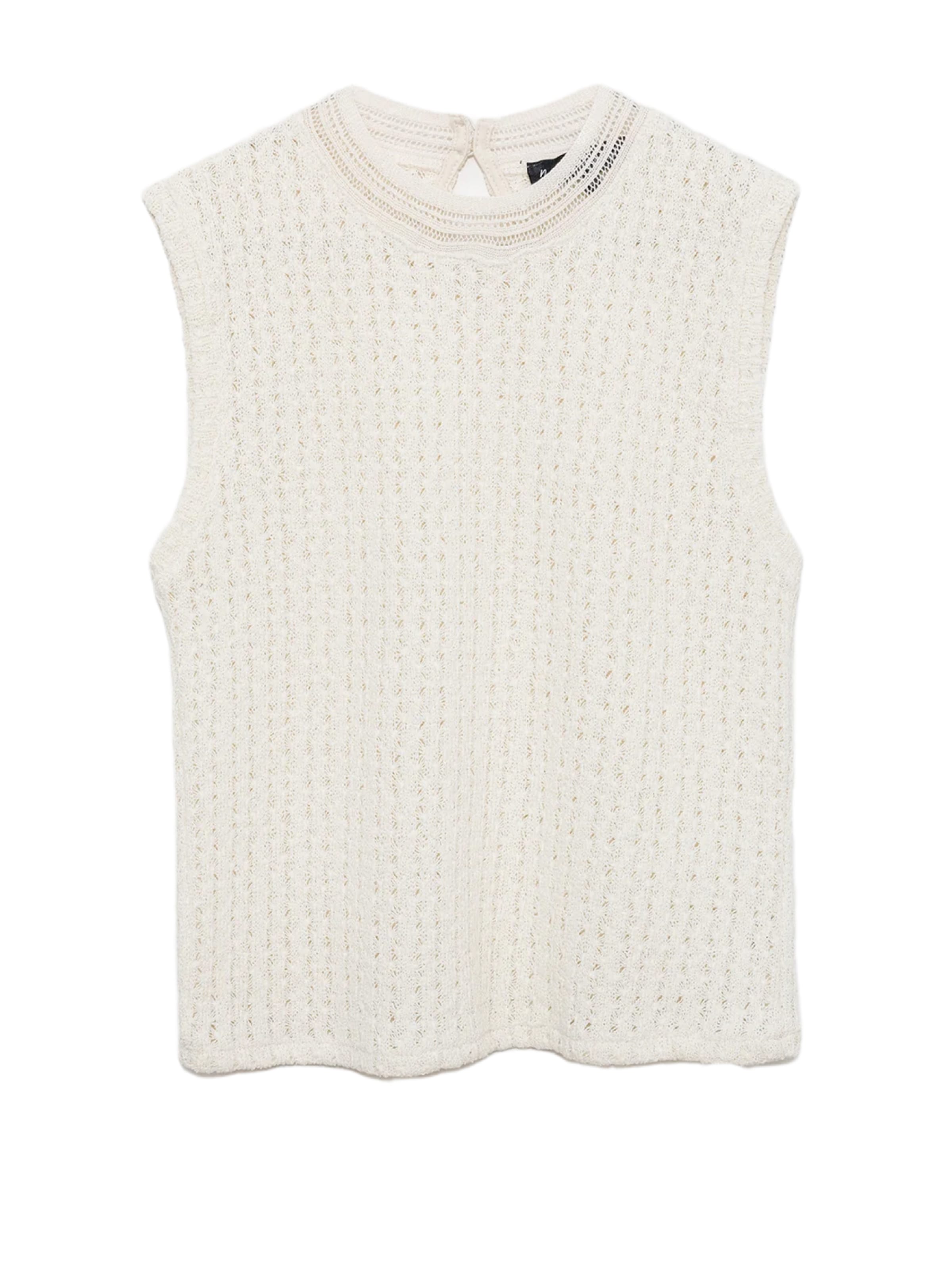 No Matter What Bluse in Beige: Vorderseite