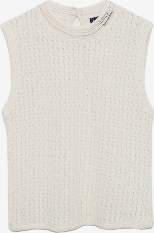 No Matter What Top in Beige: voorkant