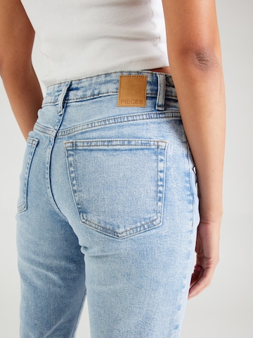 PIECES Regular Jeans 'KELLY' in Blue