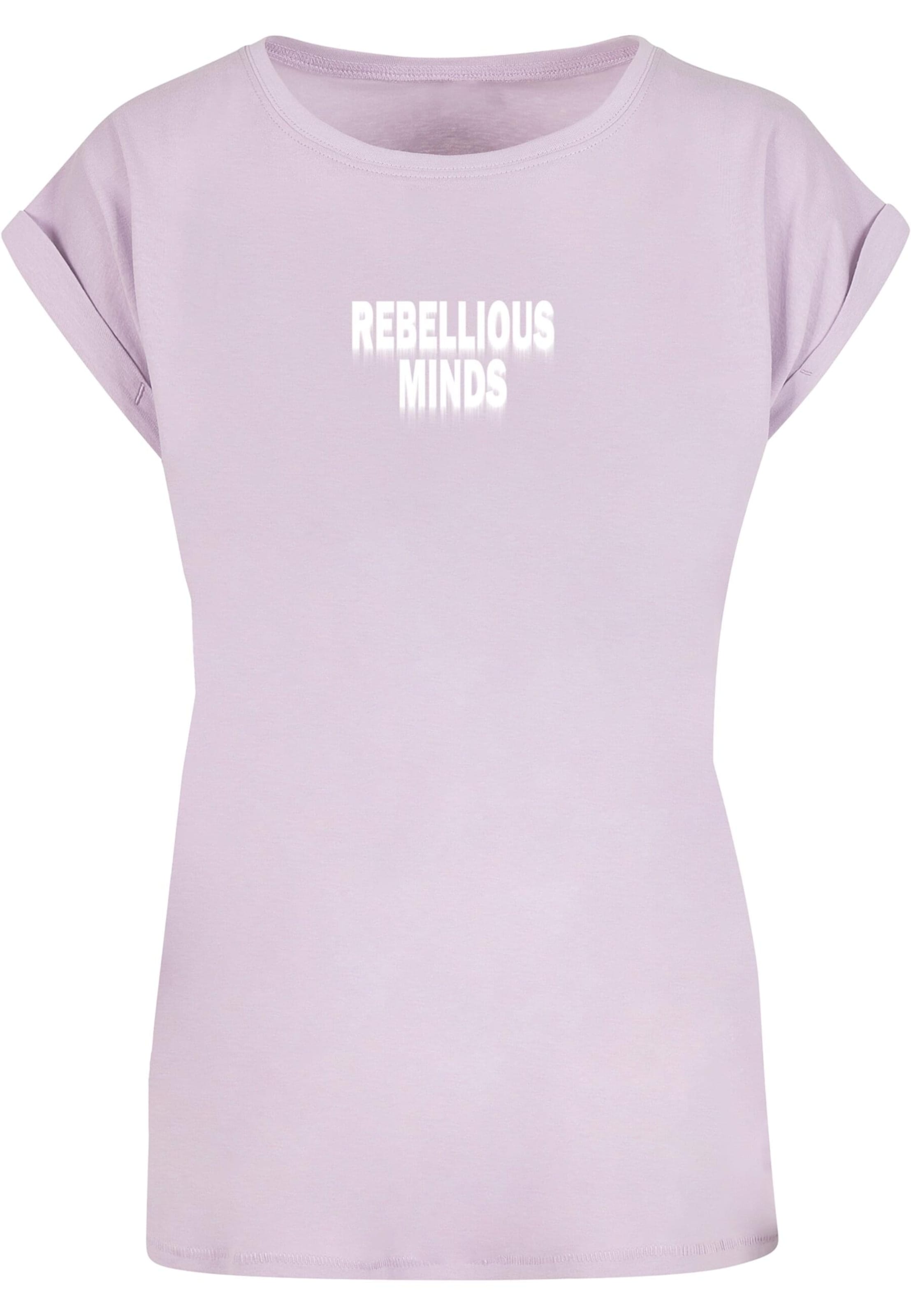 Merchcode Shirts 'Rebellious Minds' i lilla: forside