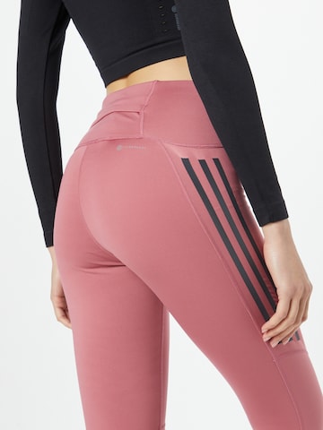 ADIDAS PERFORMANCESkinny Sportske hlače 'Dailyrun' - roza boja