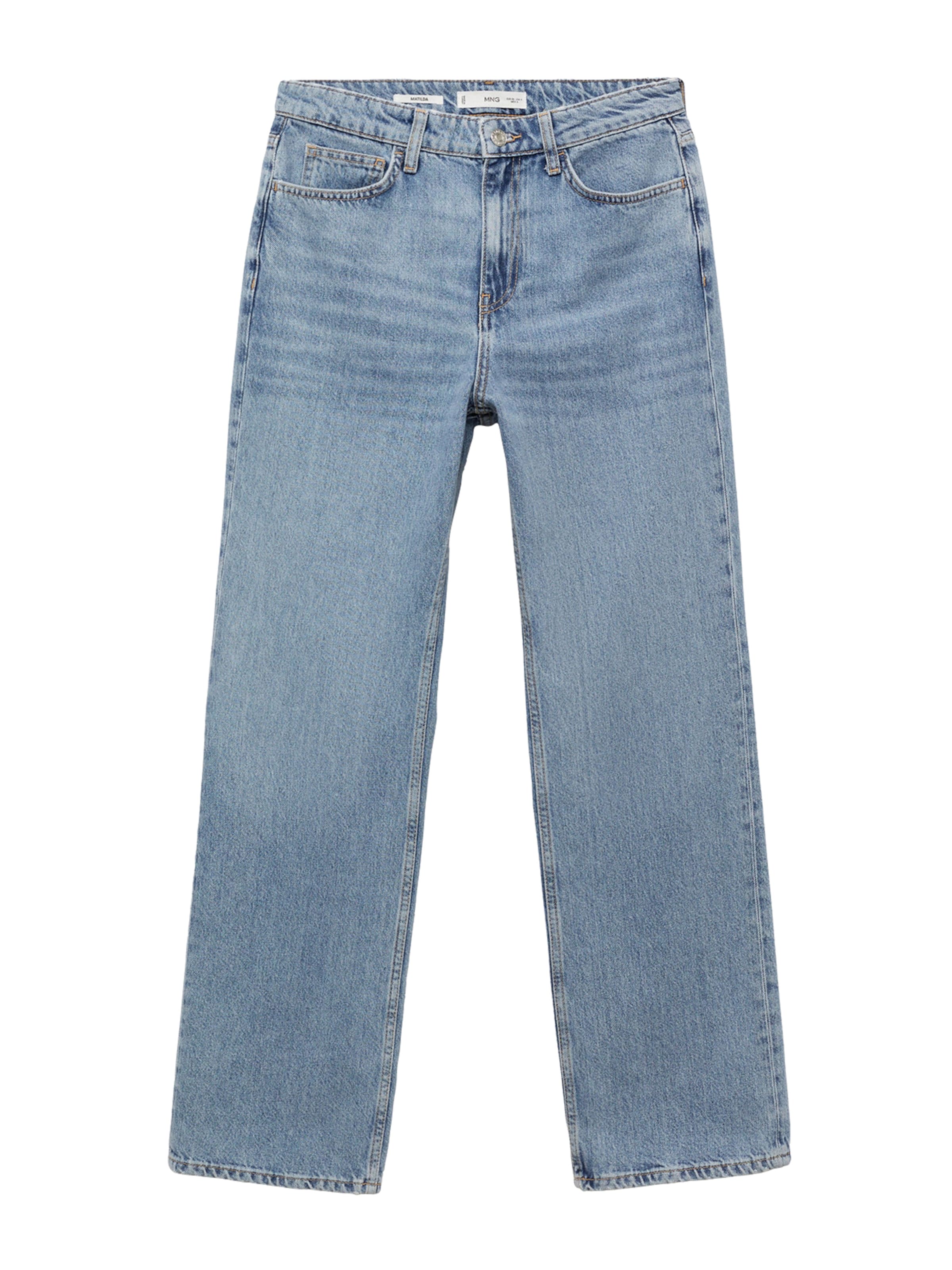 MANGO Regular Jeans 'MATILDA' in Blue: front
