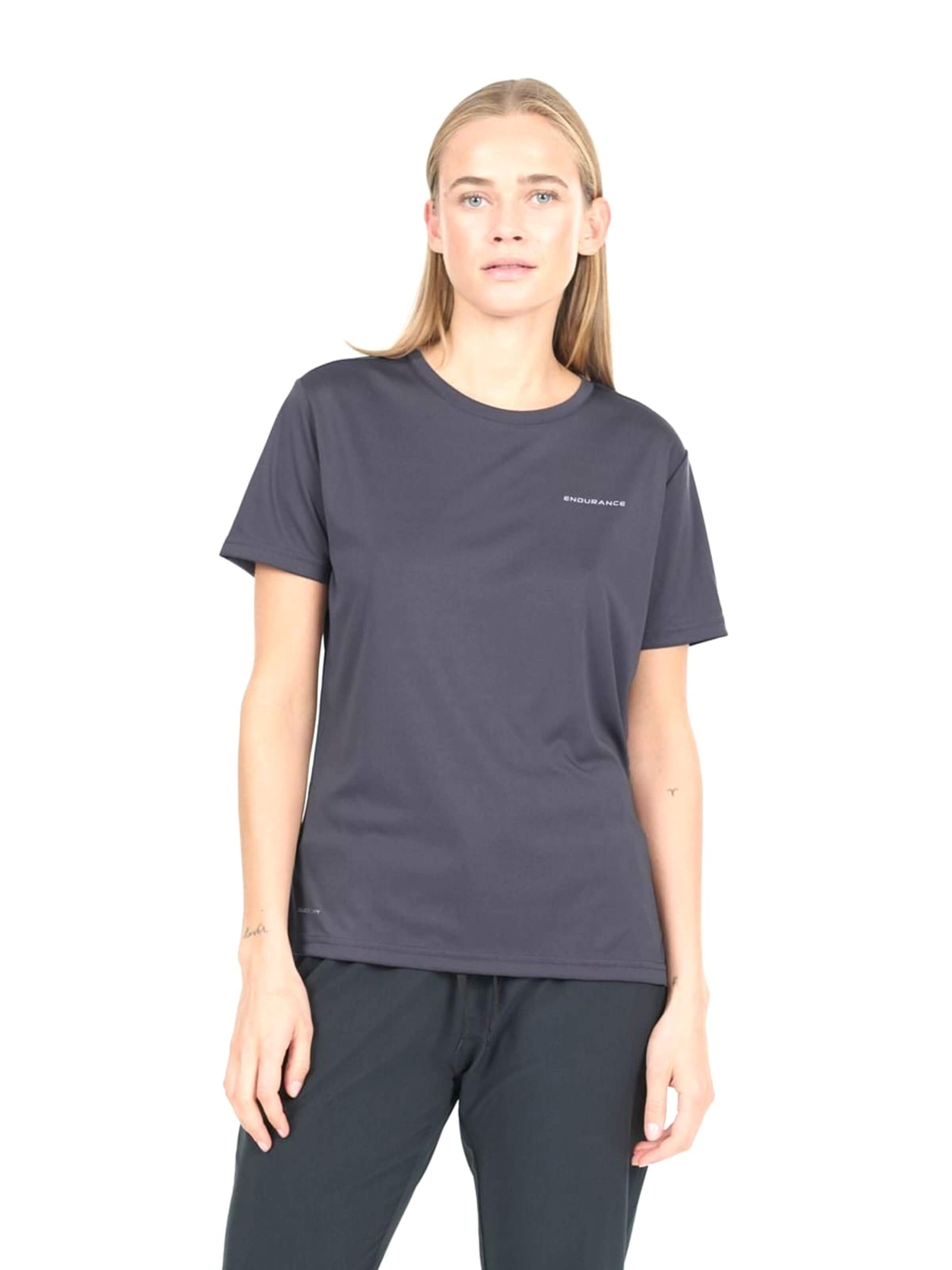 T-shirt fonctionnel 'Keily W S/S Tee' ENDURANCE en gris