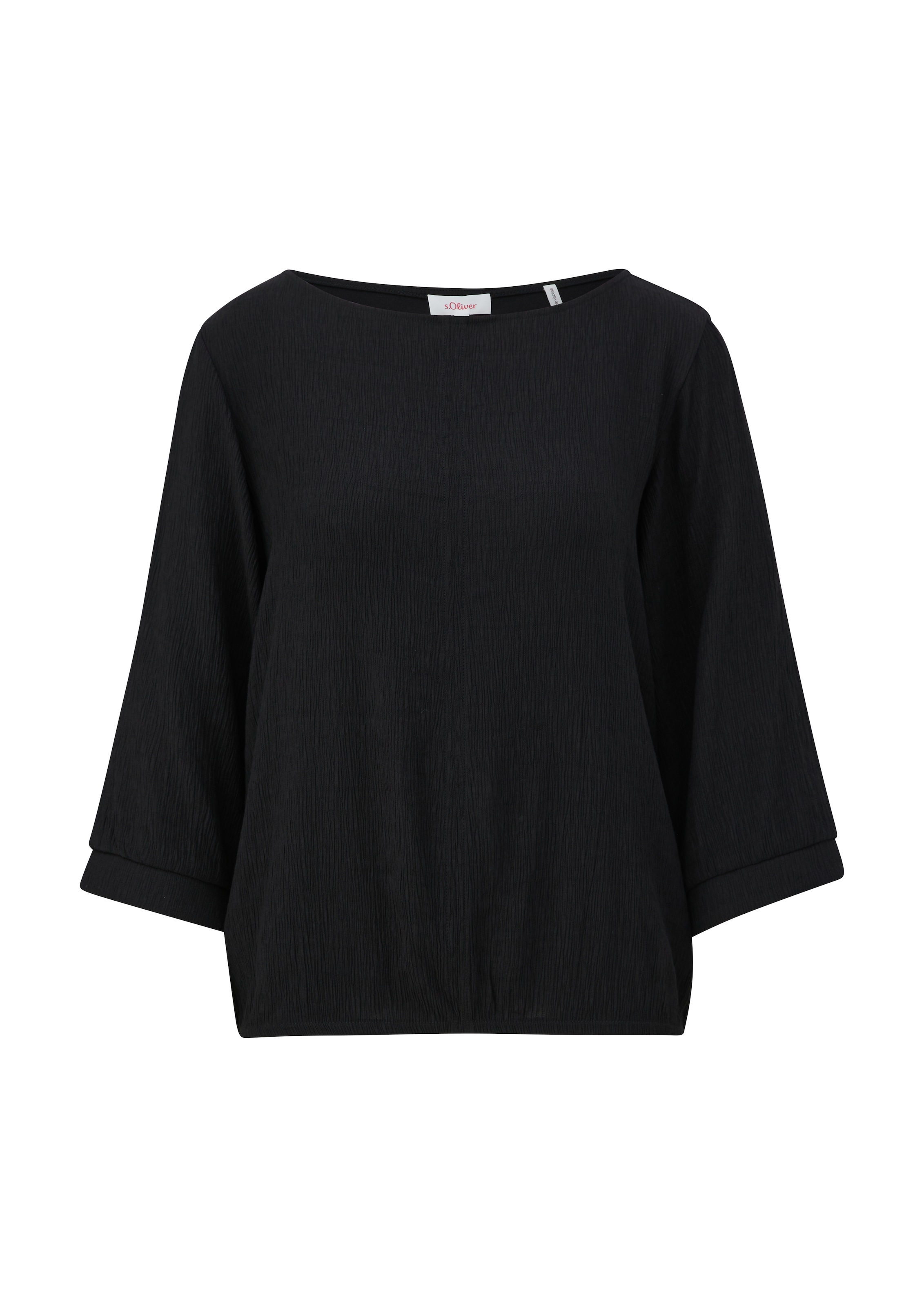 s.Oliver RED LABEL Bluse in Schwarz: Vorderseite