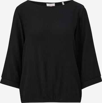 s.Oliver Blouse in Black: front