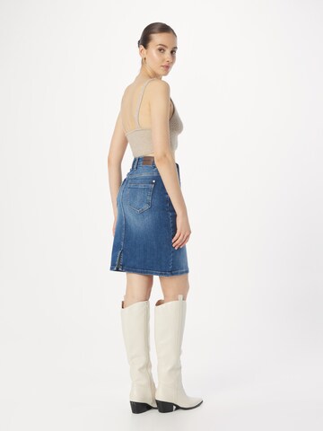 PULZ Jeans Skirt 'TENNA' in Blue