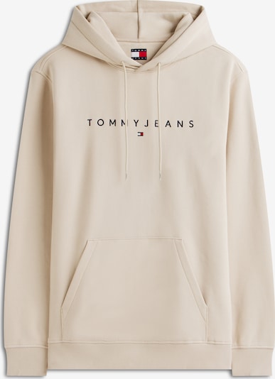 Tommy Jeans Sweater majica u ecru/prljavo bijela / crvena / crna / bijela, Pregled proizvoda