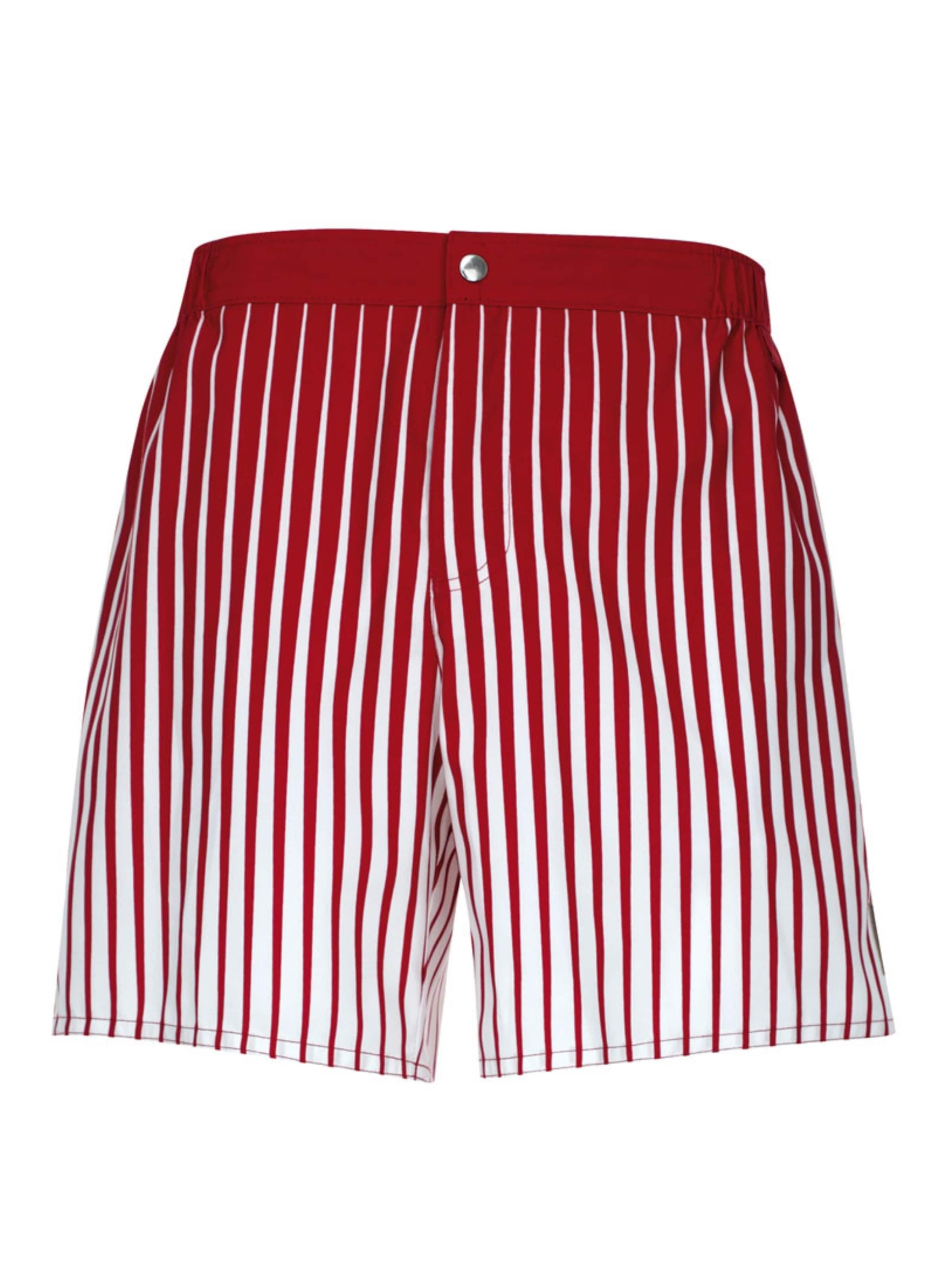 wavebreaker Badeshorts in Rot: Vorderseite