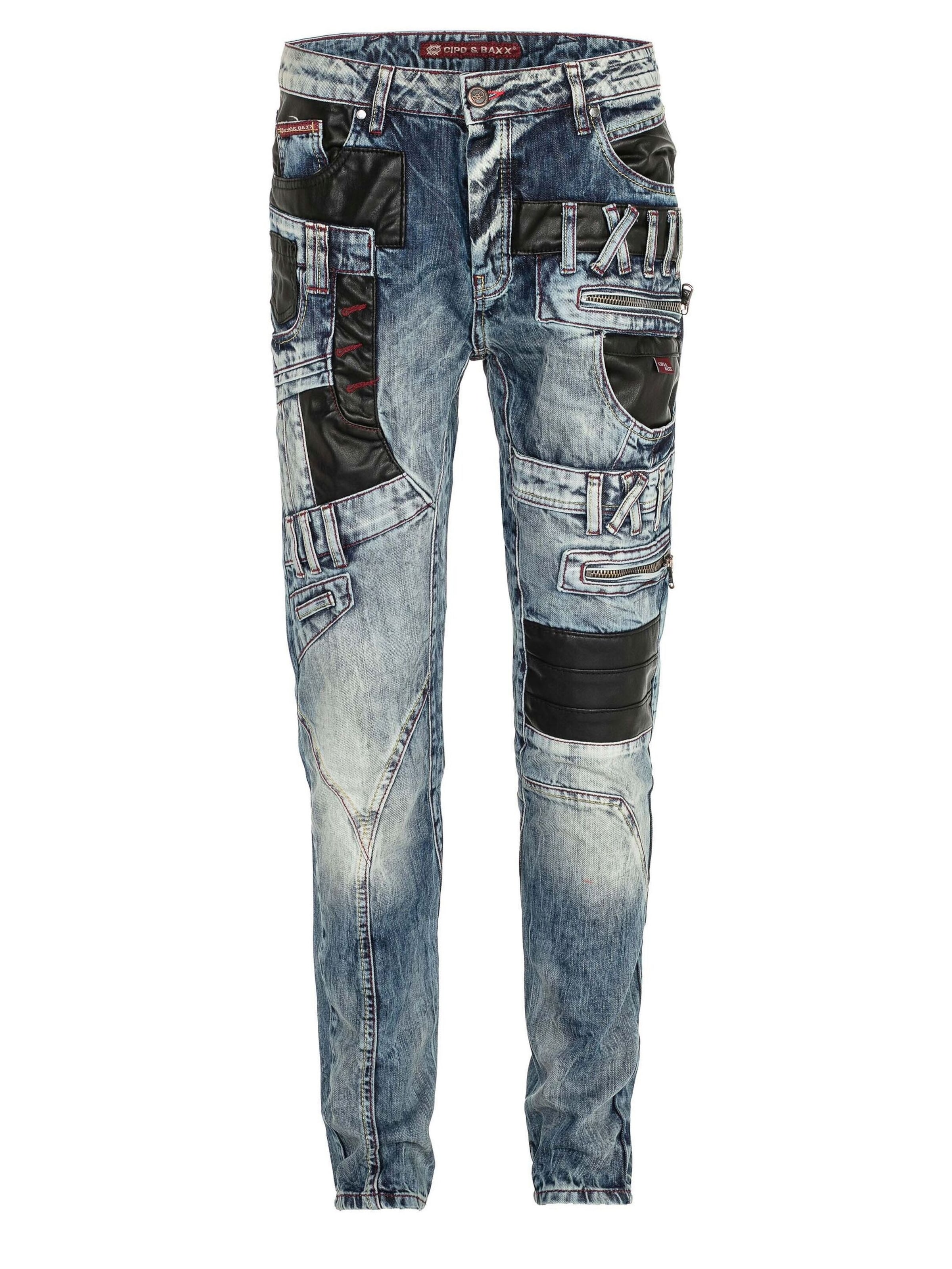 Regular Jean CIPO & BAXX en bleu : devant