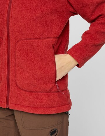 MAMMUT Athletic Fleece Jacket 'Falera ' in Red