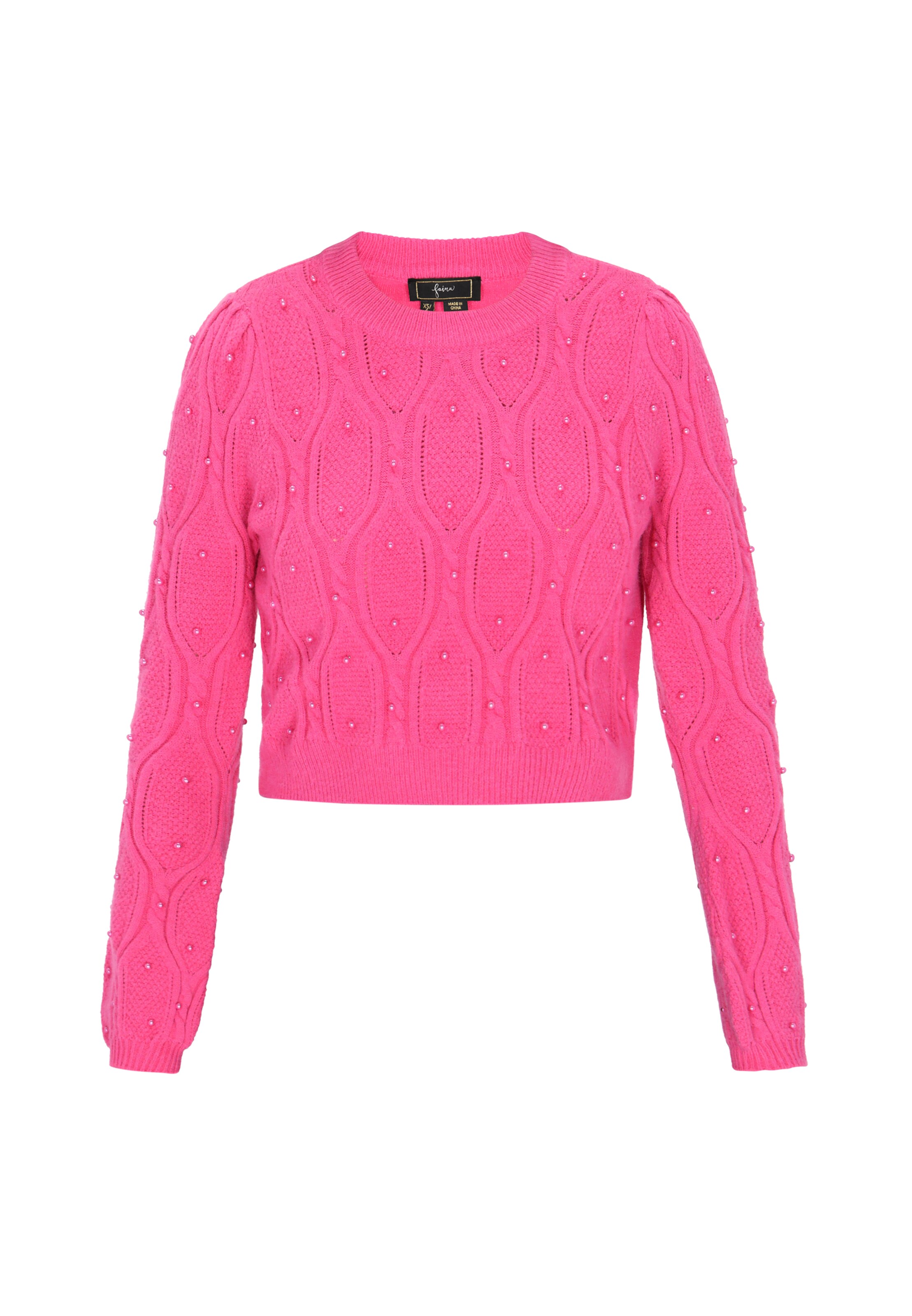 faina - Pullover em rosa: frente
