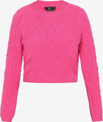 Pull-over faina en rose : devant