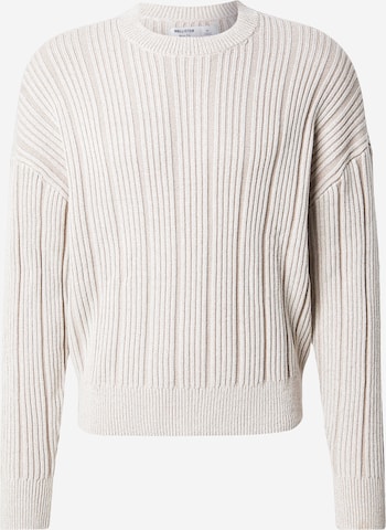 HOLLISTER Sweter w kolorze brązowy: przód