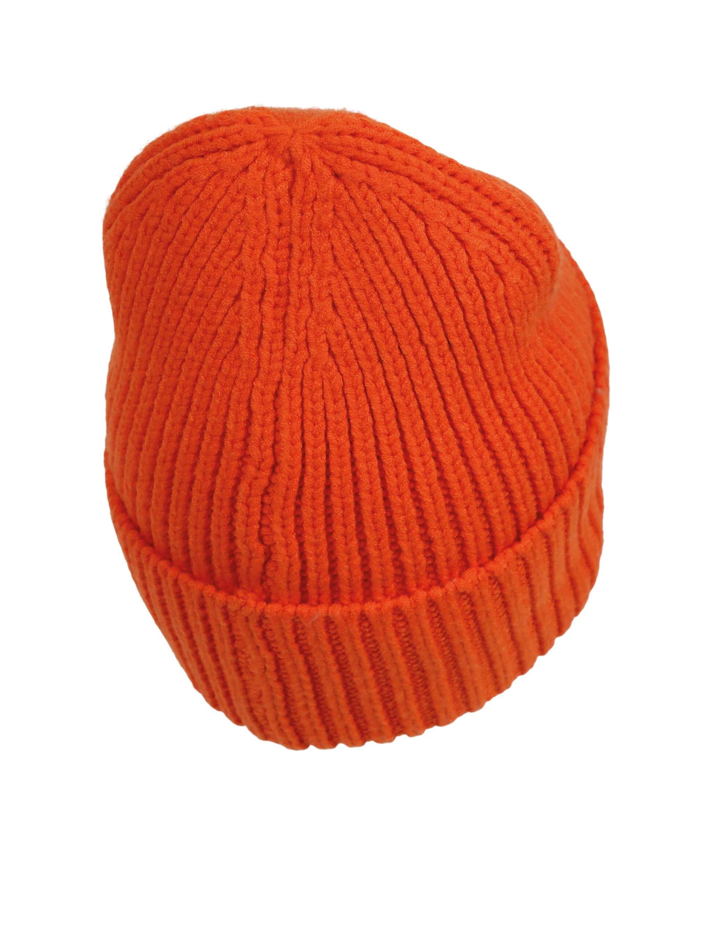 SAMAYA Strickmütze 'Ella' in Orange