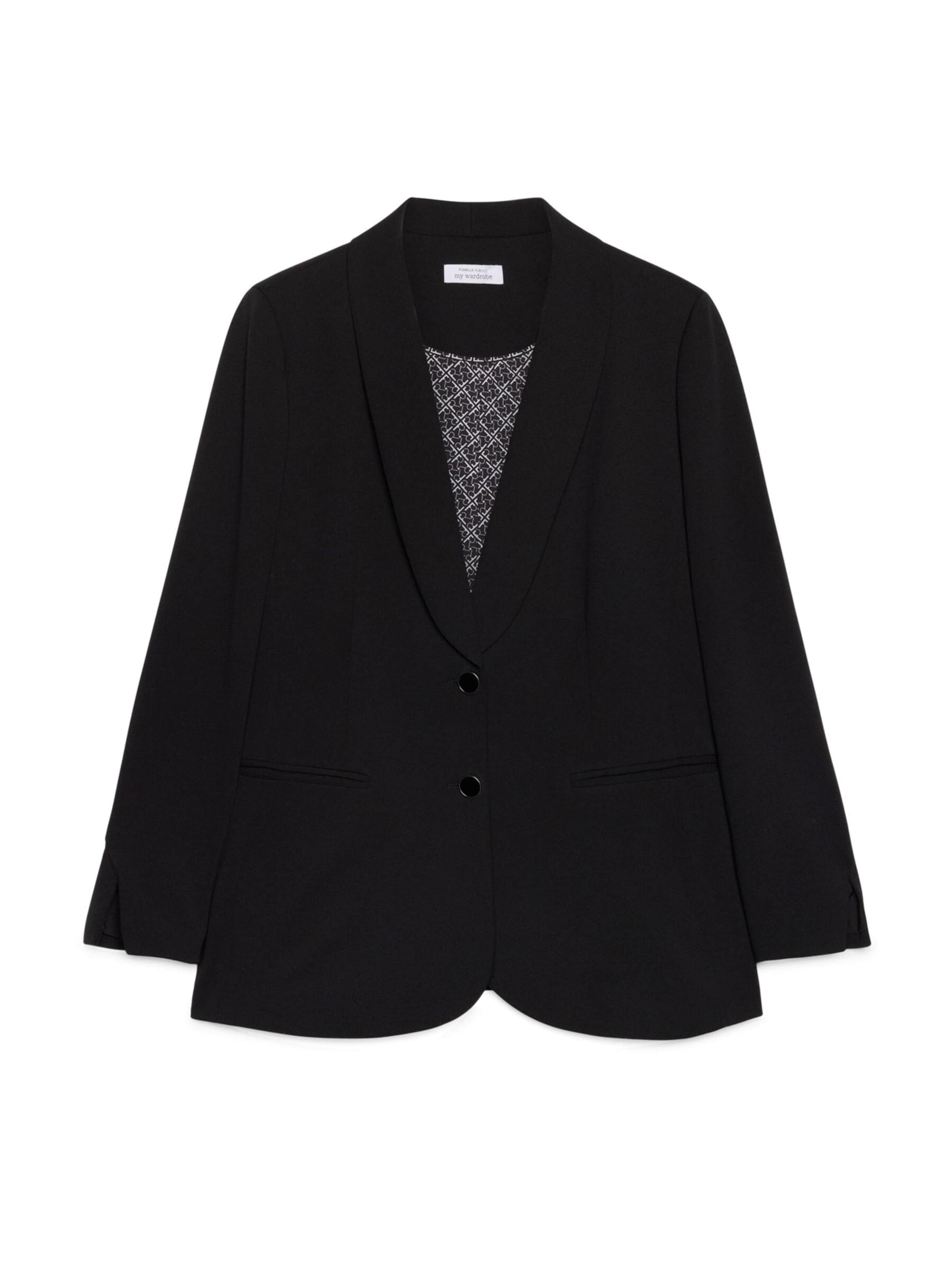 Fiorella Rubino Blazers in Zwart: voorkant