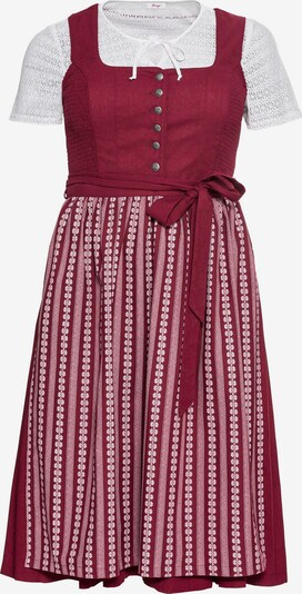 SHEEGO Dirndl in Bordeaux / White, Item view