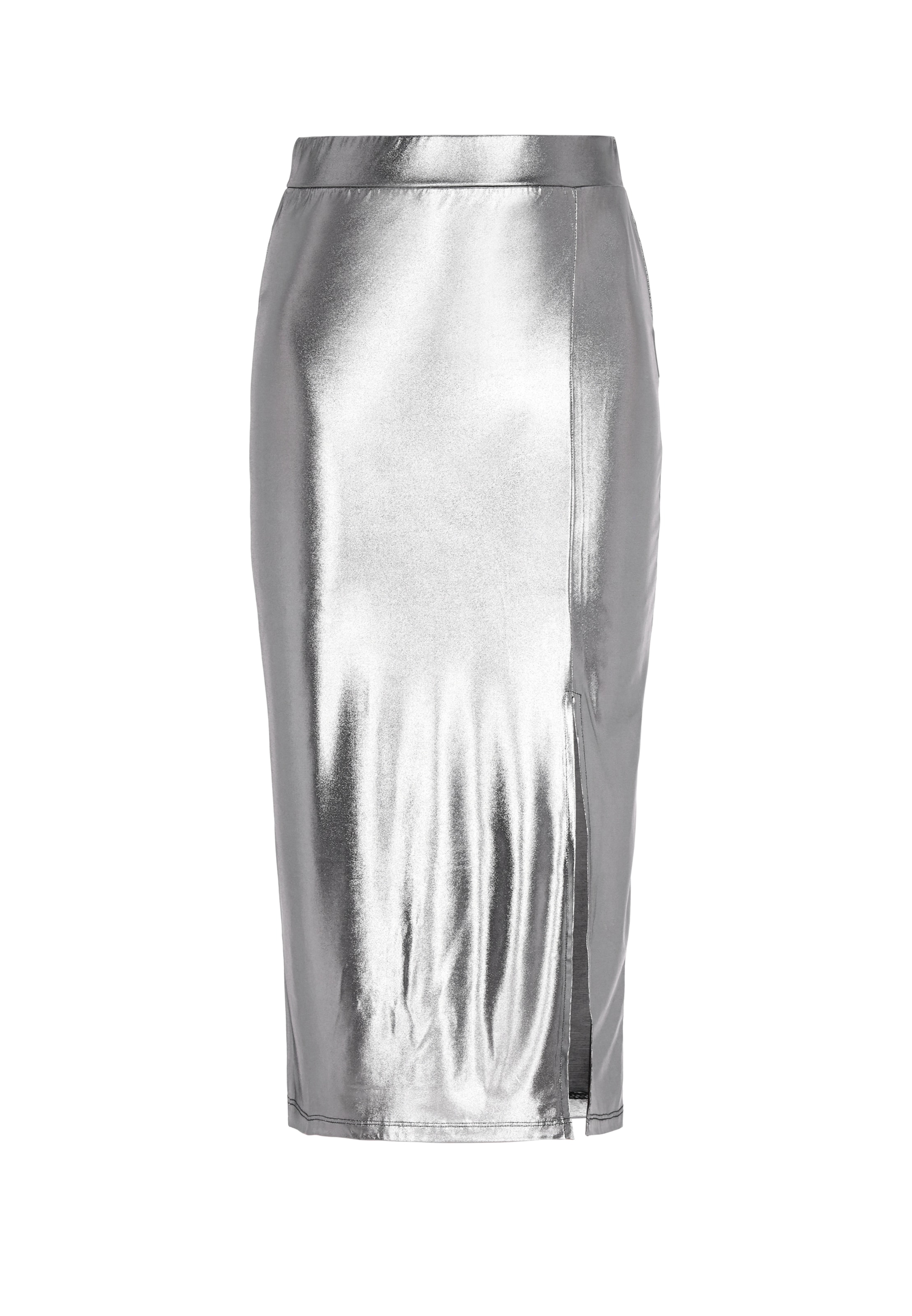 Gonna 'Fashion Look' di faina in argento: frontale