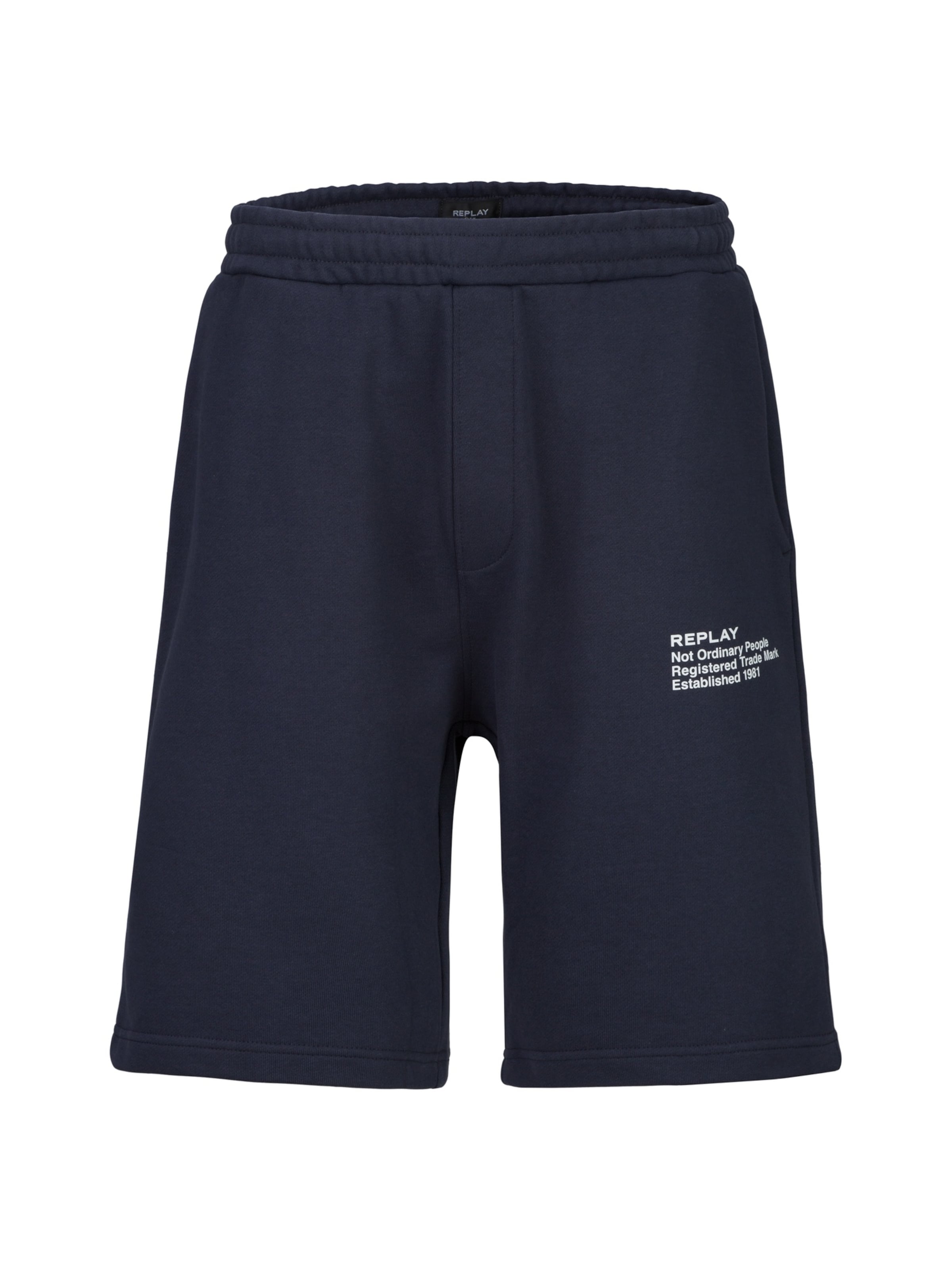 REPLAY Regular Broek 'NOP' in Blauw: voorkant