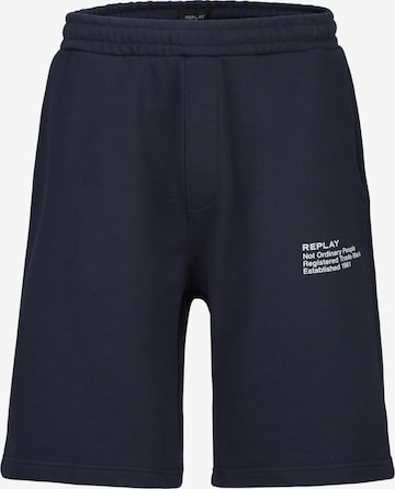 REPLAY Broek 'NOP' in Blauw: voorkant