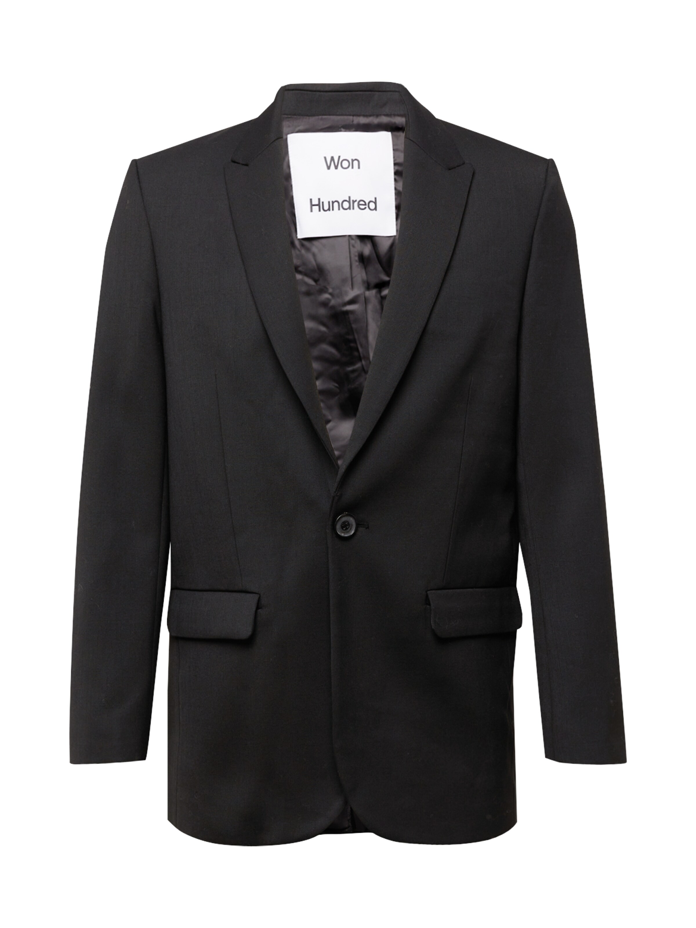 Won Hundred Средняя посадка Пиджак 'Manny' в Черный: спереди