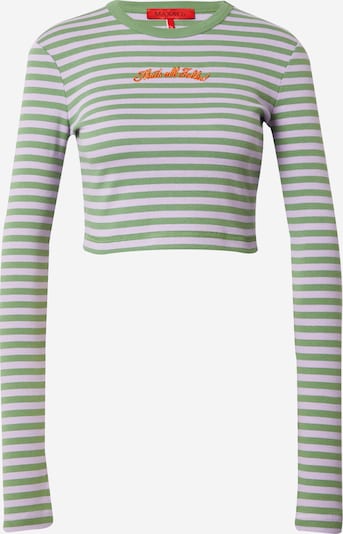 MAX&Co. T-Krekls 'SHIRLEY', krāsa - zaļš / pasteļlillā / oranžs, Preces skats