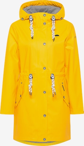 Schmuddelwedda Raincoat 'Bridgeport' in Yellow: front