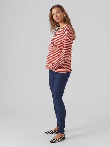 MAMALICIOUS Shirt 'Silly' in Rood
