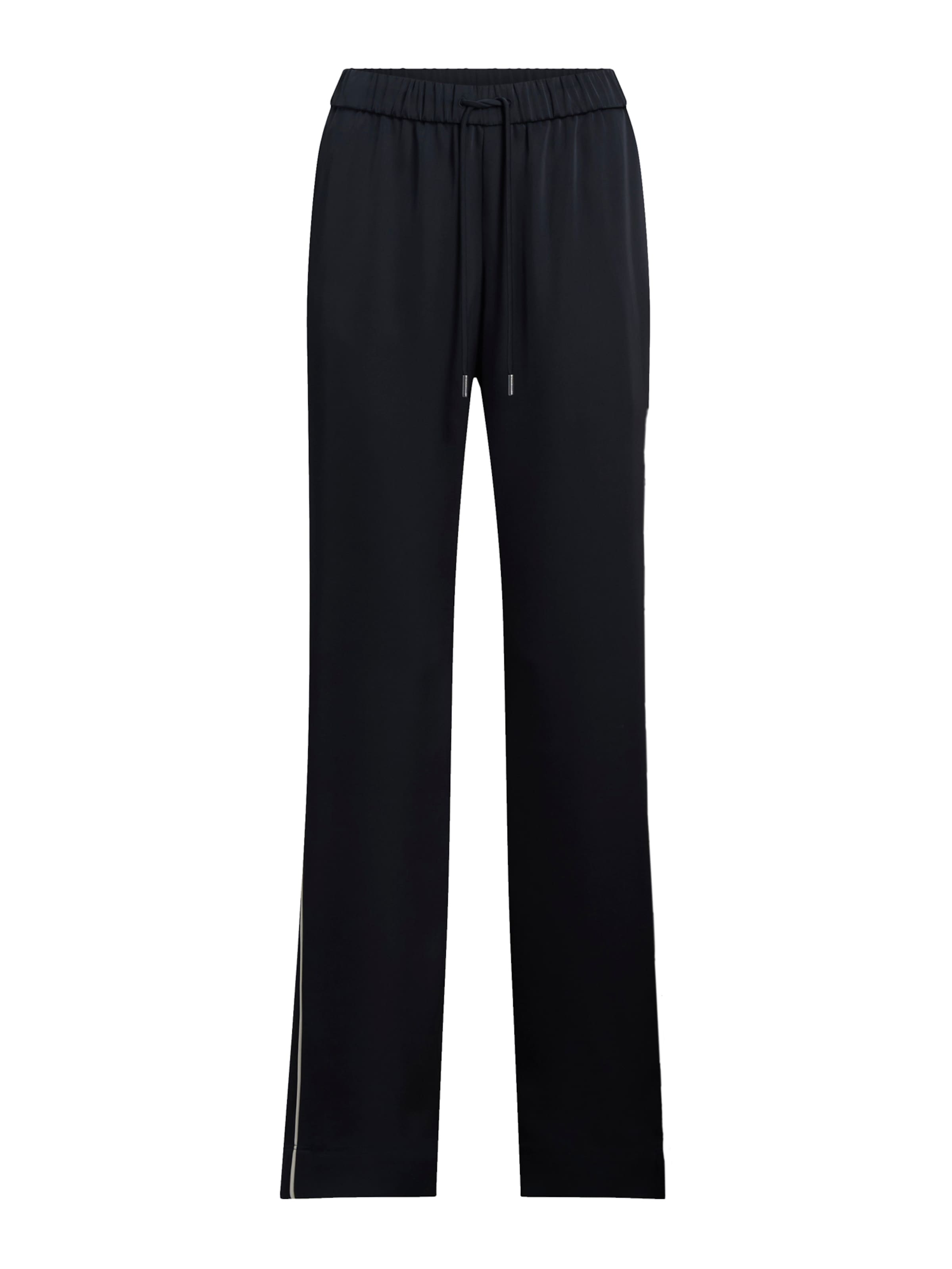 Calvin Klein Wide leg Trousers in Black: front
