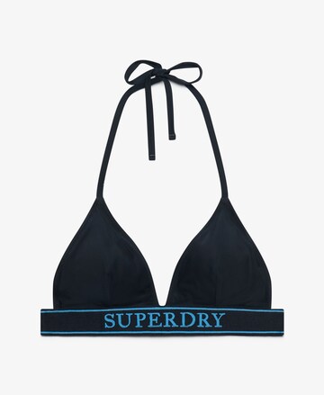 Superdry & Co Triangel Bikinitop in Blauw