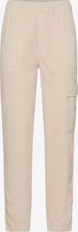 CAMEL ACTIVE Loosefit Cargo-Hose aus reiner Baumwolle in Beige: Vorderseite