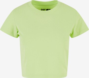 Tricou 'Love' de la DEF pe verde: față