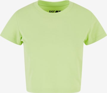 T-shirt 'Love' DEF en vert : devant