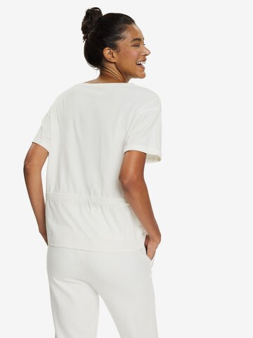 T-shirt fonctionnel ESPRIT en blanc