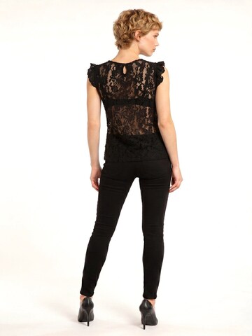 Alexa Dash Top in Schwarz